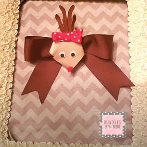 Reindeer handmade bow